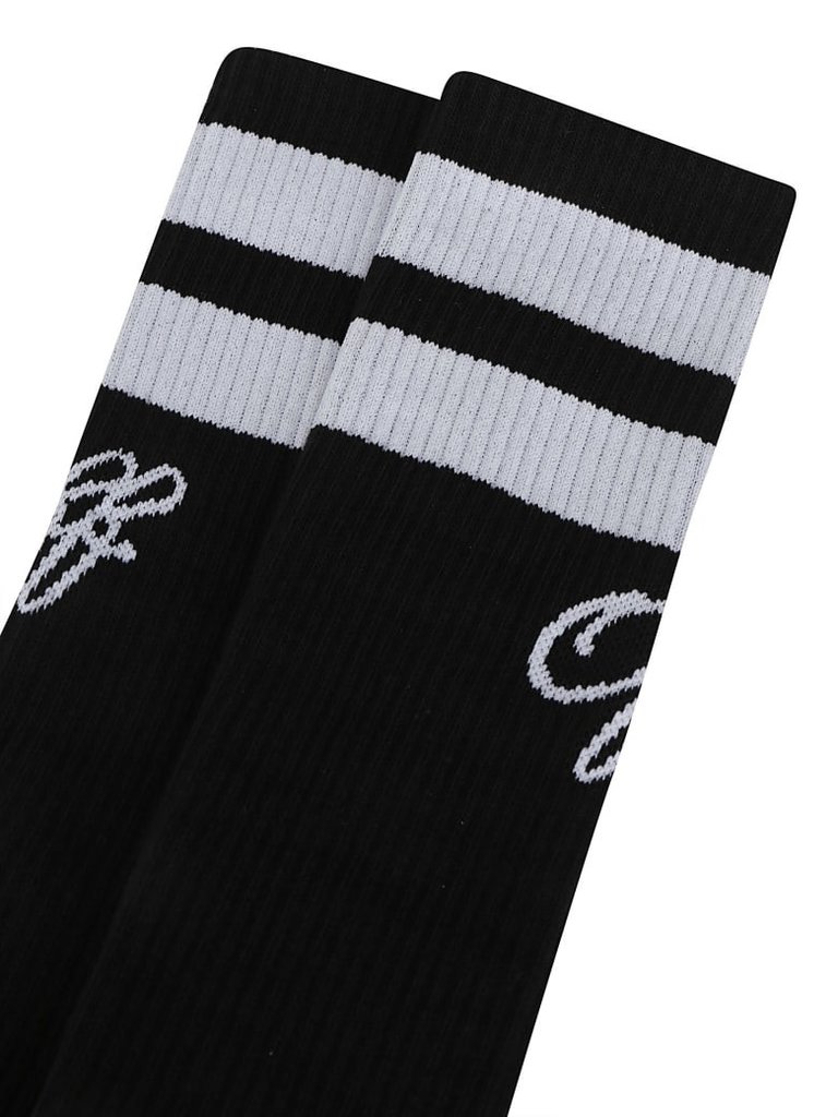 Off-White Off-White College socks with logo black