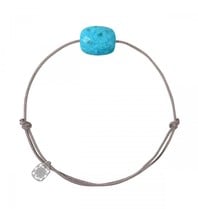 Morganne Bello Morganne Bello 1015X47A127  kussen koord armband turquoise