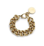 Souvenirs de Pomme Souvenirs de Pomme Gourmet chain small bracelet gold