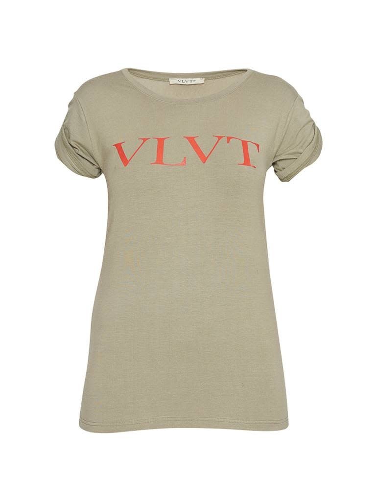 VLVT VLVT t-shirt with print green red