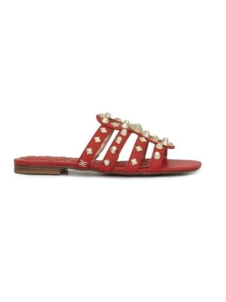Sam Edelman Sam Edelman Beatris Slide Sandals red with studs