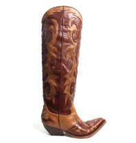 Jeffrey Campbell Starwood cowboy boots brown