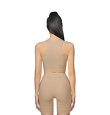 La Sisters LA Sisters Ribbed cycling two piece nude