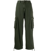 Semicouture Semicouture loose-fitting cargo jeans green