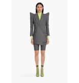 Balmain Balmain Asymmetrisch blazer grijs