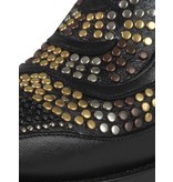 Mexicana snake laarzen met studs en sterren zwart