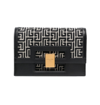 Balmain Balmain print flap tas zwart