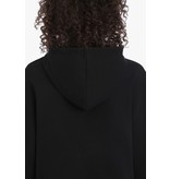 Balmain Balmain Cropped sweater met logo zwart goudkleurig