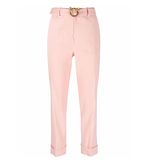 PINKO Pinko pantalon met ceintuur roze