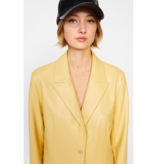 Stand Studio STAND Ansley blazer Faux leather Honey