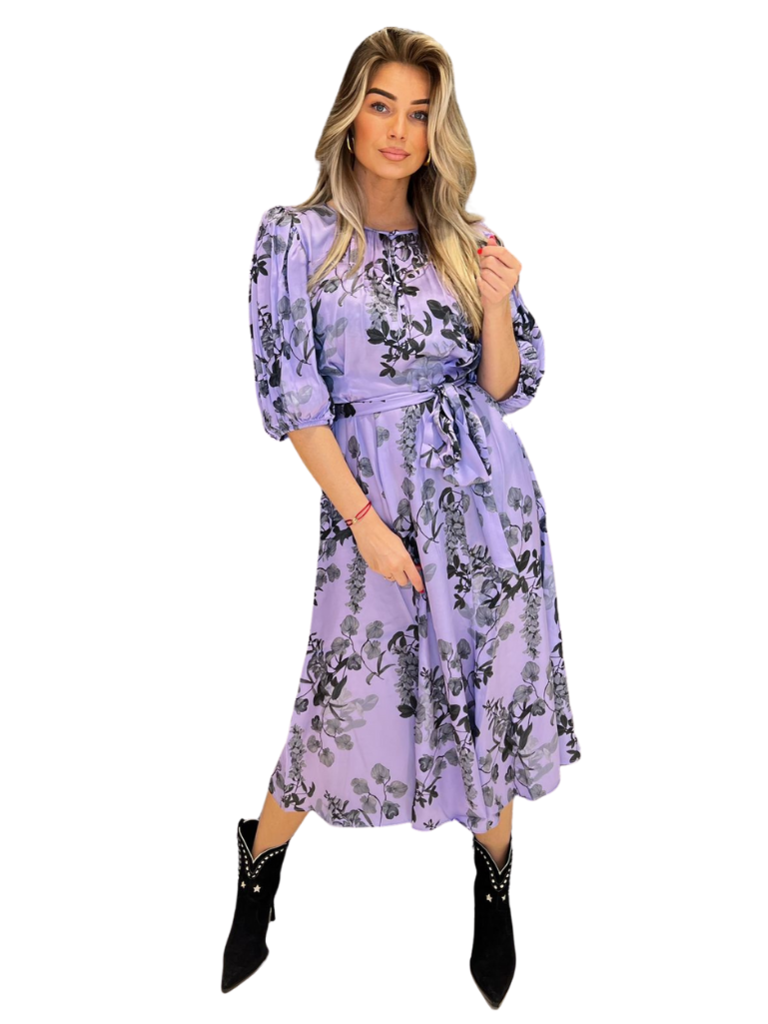 Ravn Ravn RAVN RAVN Vala Dress Purple Floral