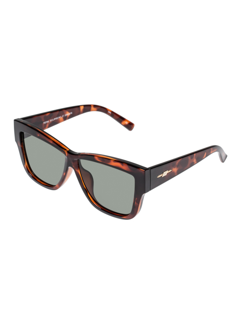 Le Specs Le Specs Total Eclipse zonnebril tortoise