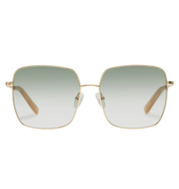 Le Specs Le Specs The Cherished zonnebril goud groen