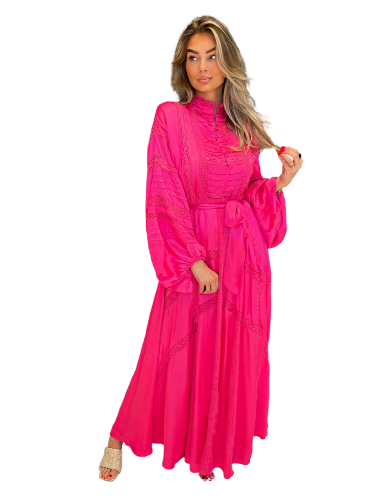 Ravn Ravn Ravn Ravn RC2609 Crazy maxi jurk roze