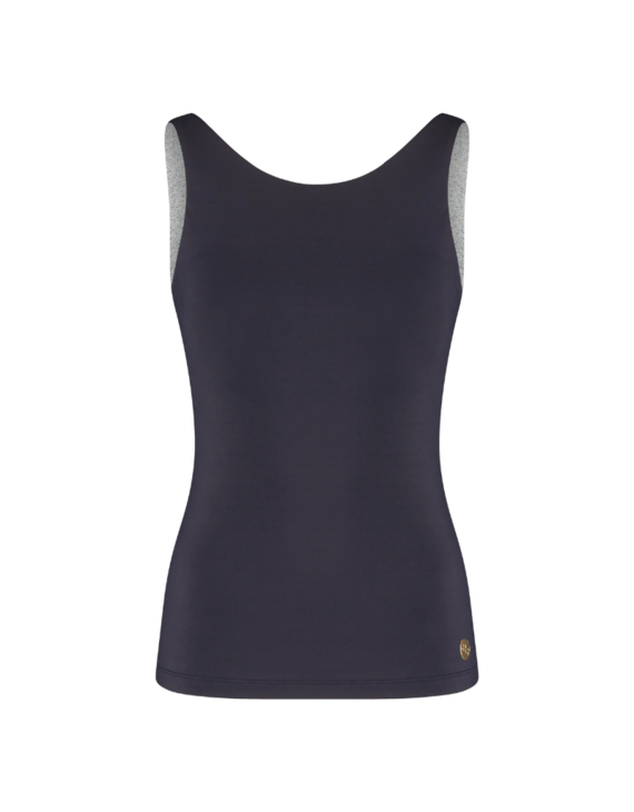 House of Gravity cross tank top bra donkerblauw VLVT Luxury Fashion