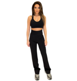 House of Gravity House of Gravity Signature crop top black sapphire