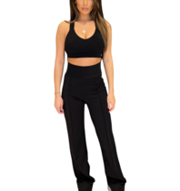 House of Gravity House of Gravity Signature crop top black sapphire