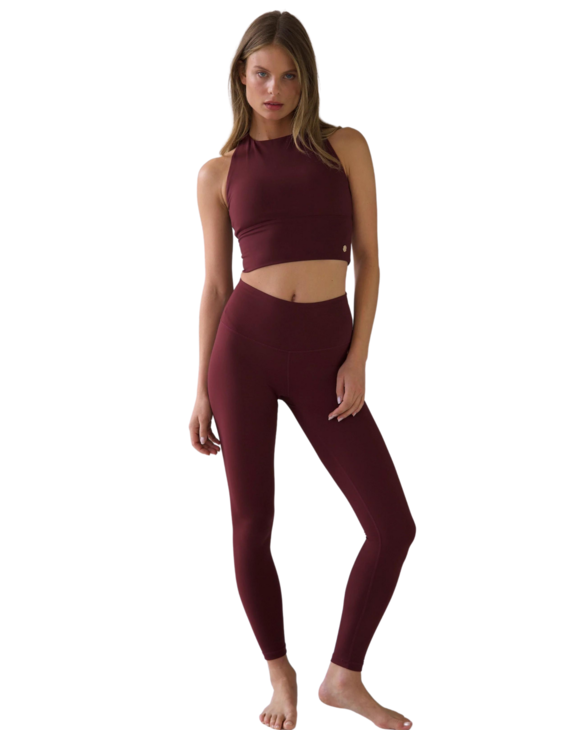 House of Gravity cosmic crop top bordeaux VLVT Luxury Fashion Stores