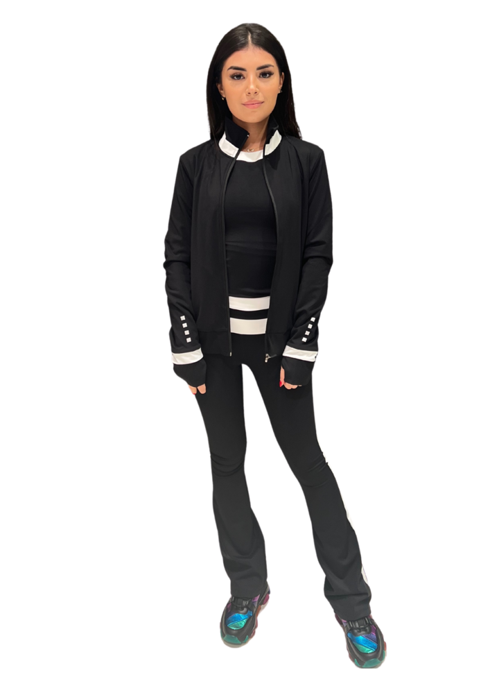 House of Gravity Performance jacket black sapphire white VLVT Luxury