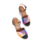 KURT GEIGER Kurt Geiger 9791705109 Kensington 105 espadrille zwart multi color