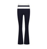 House of Gravity House of Gravity Stripe flared tights deep blue moonstone white topaz