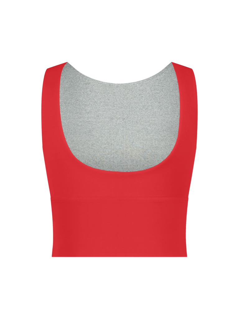House of Gravity House of Gravity Divine crop top bra coral red