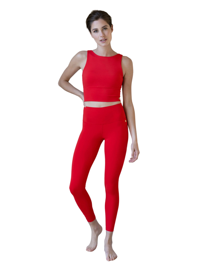 House of Gravity House of Gravity Divine crop top bra coral red