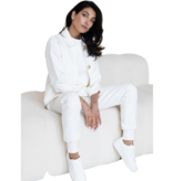 House of Gravity House of Gravity Tailored cardigan off white marble