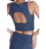 House of Gravity House of Gravity Moon crop top bra concrete blue