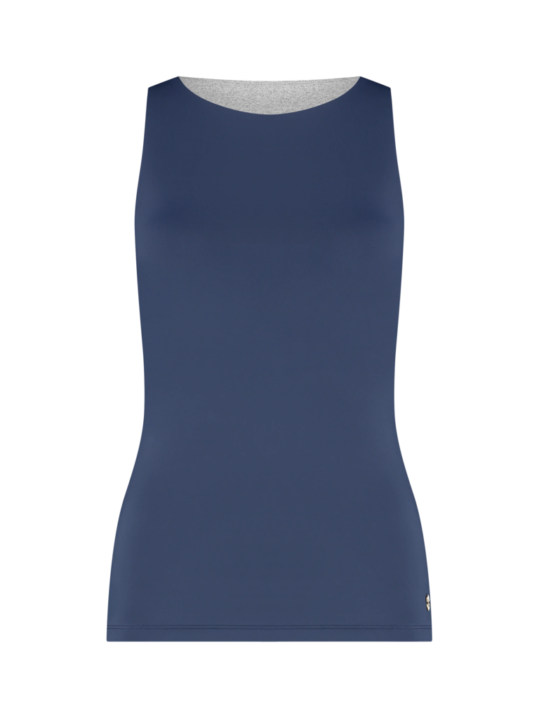 House of Gravity House of Gravity Moon tank top concrete blue