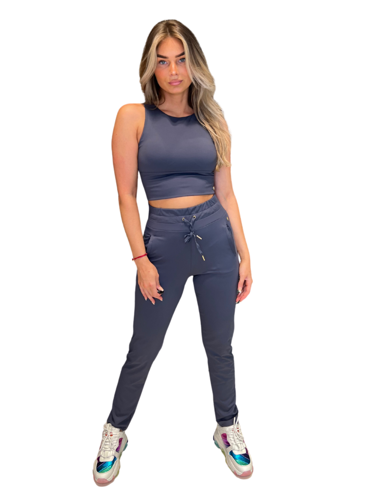 House of Gravity House of Gravity Active track pants concrete blue