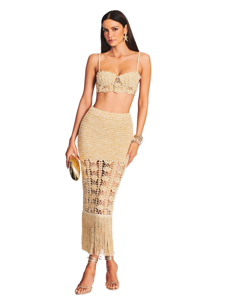 RETROFÊTE Retrofête PF23-7196 Naida crochet rok goud