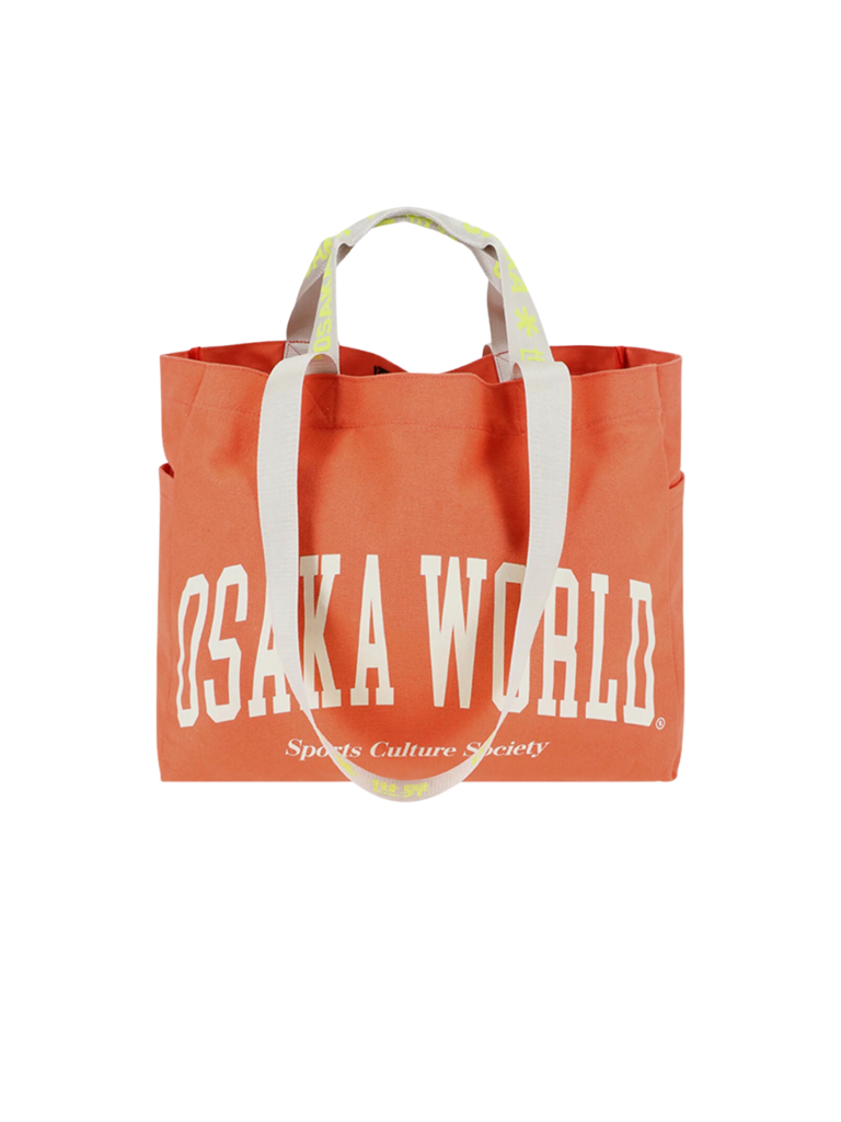 OSAKA WORLD Osaka World  Cotton Tote Bag oranje