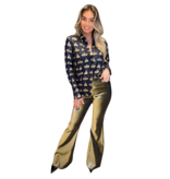 DMN Paris DMN Paris F39 Jenna flared pantalon gold