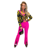 VERSACE JEANS COUTURE Versace Jeans Couture 75HAL2A1 Twill Foulard blouse fuchsia