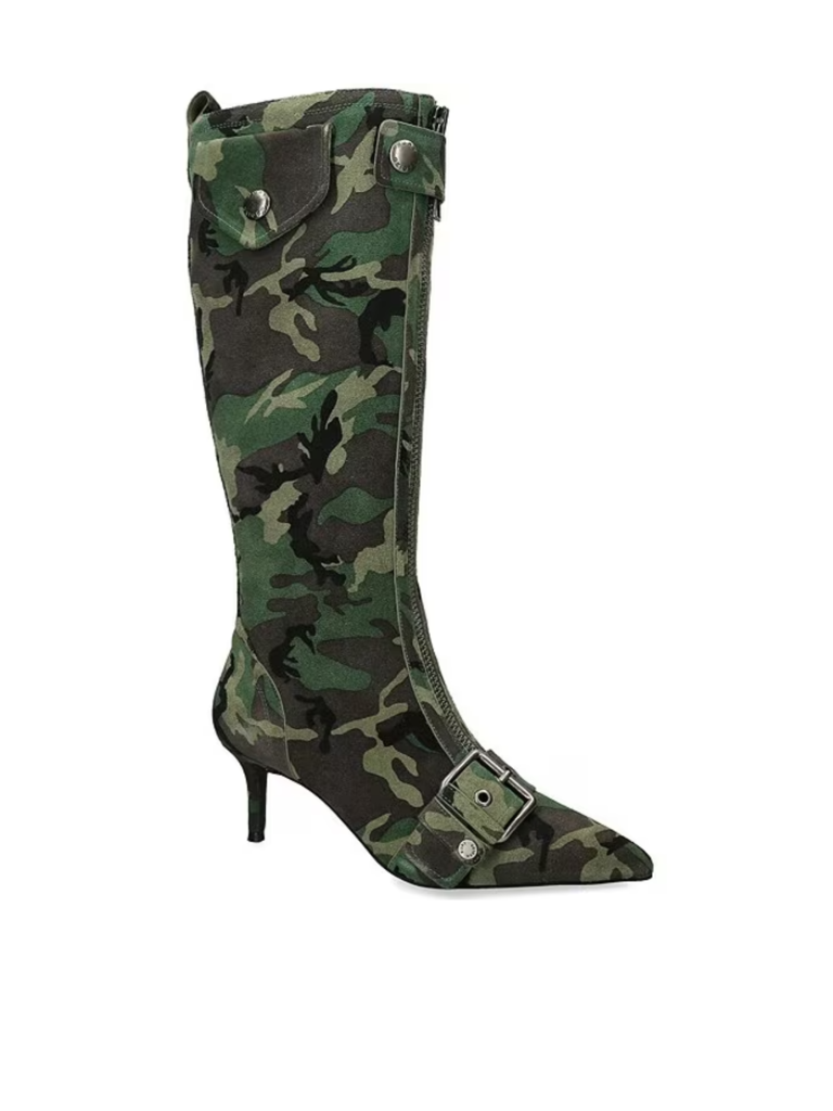 KURT GEIGER Kurt Geiger 0536775209 Hackney Kitten Knee laars groen camouflage