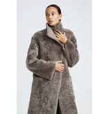 NOUR HAMMOUR Nour Hammour Birthday coat Icelande Grey