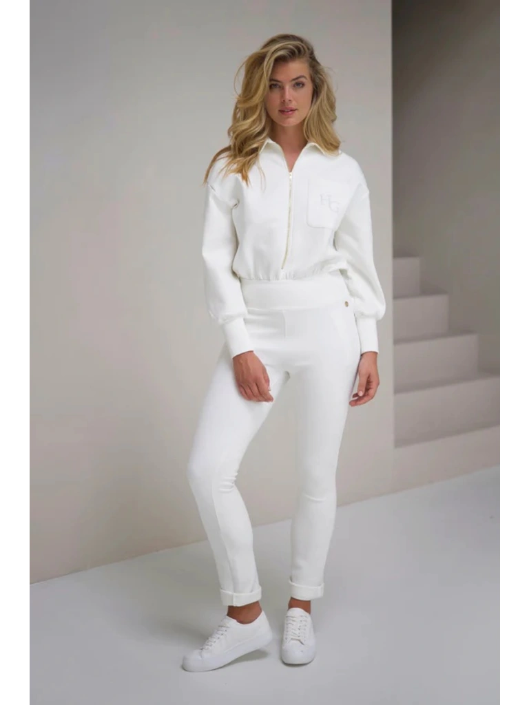 House of Gravity House of Gravity City Jumpsuit Off white marble