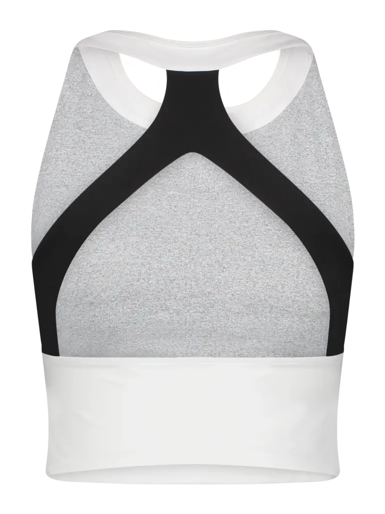 House of Gravity House of Gravity Harmony crop top Black x White