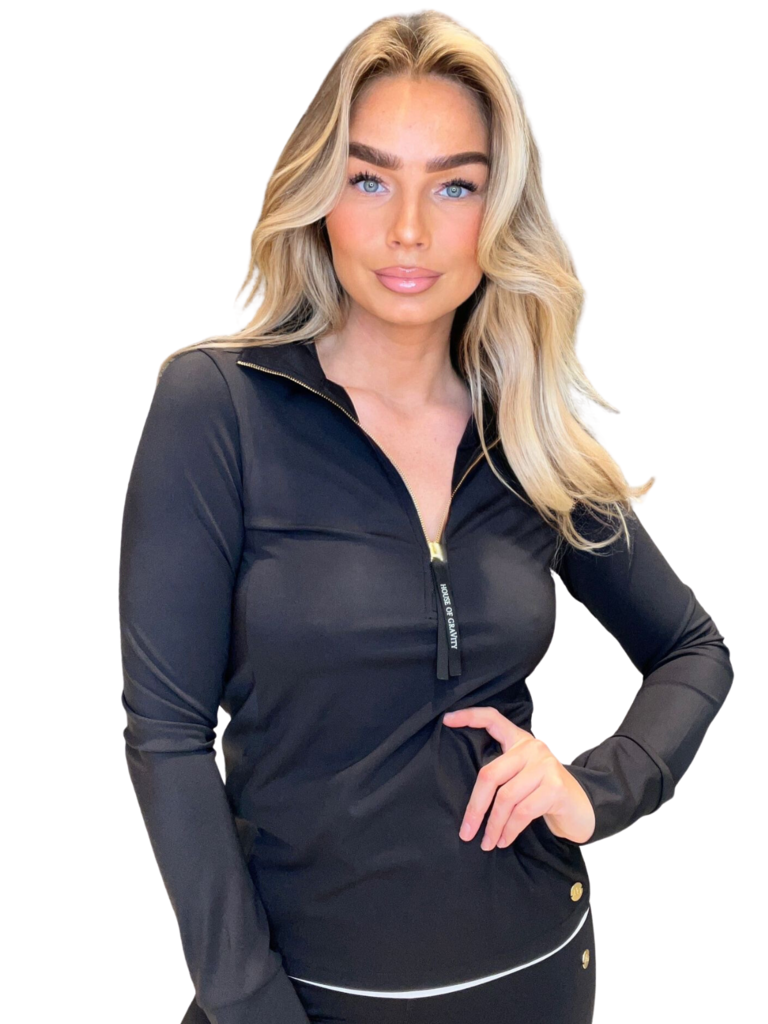 House of Gravity House of Gravity Long sleeve zipper Black Sapphire