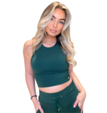 House of Gravity House of Gravity Silhouette crop top Green Sapphire