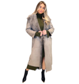 NOUR HAMMOUR Nour Hammour Birthday coat Icelande Grey