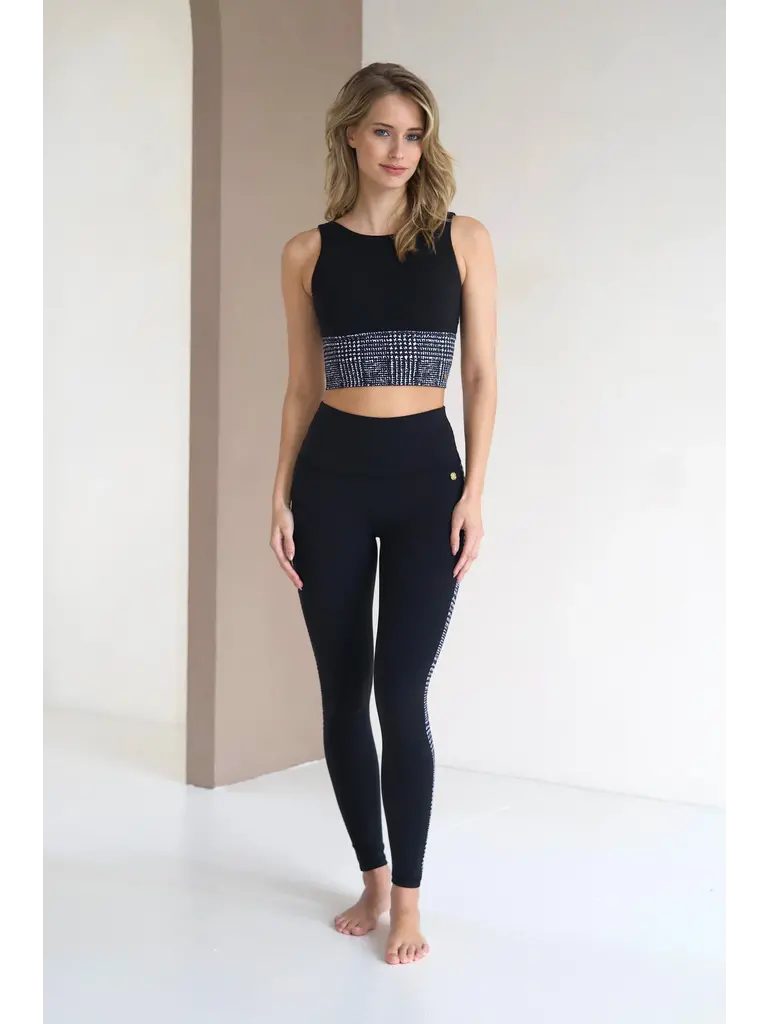 House of Gravity House of Gravity Divine crop top Pied de Poule