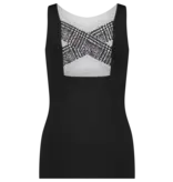 House of Gravity House of Gravity Cross tank top Pied de Poule