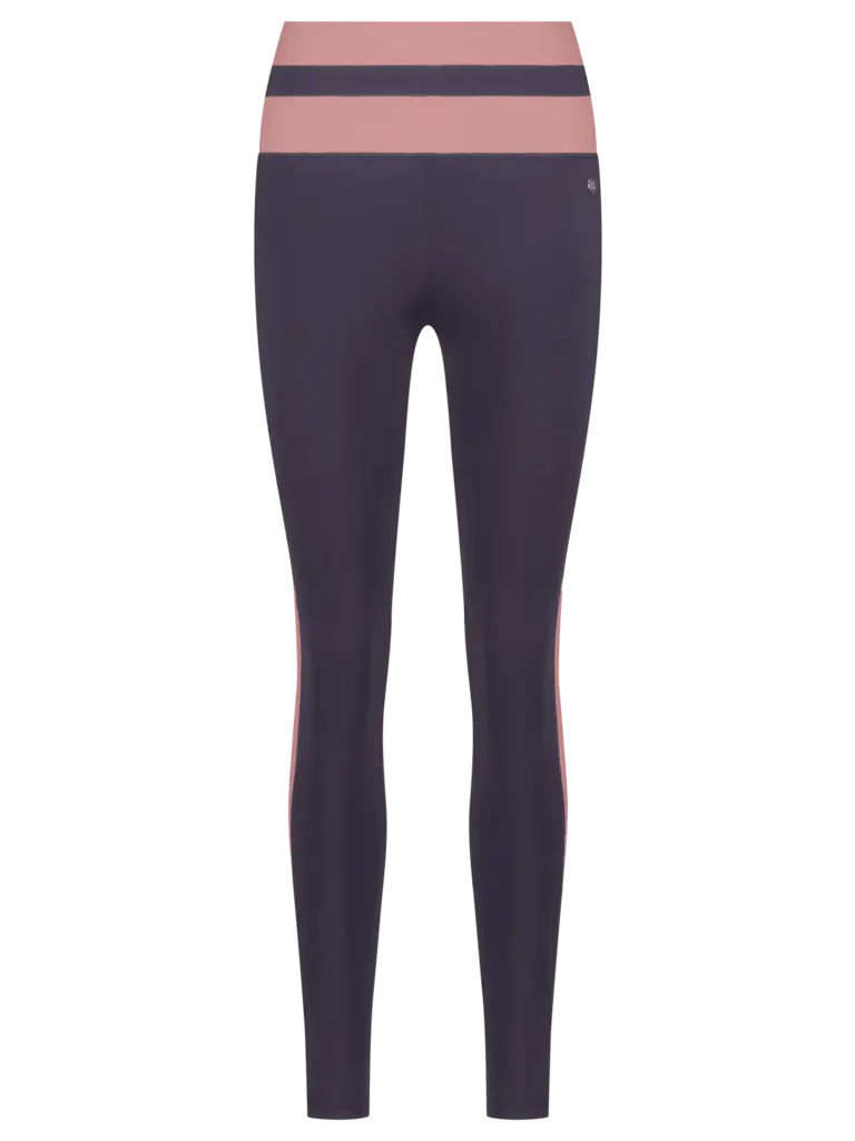 House of Gravity House of Gravity Stripe legging pebble pink x lava grey