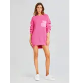 SEROYA SEROYA 3379-223379-22 Devin Sweater marble pink