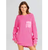 SEROYA SEROYA 3379-223379-22 Devin Sweater marble pink