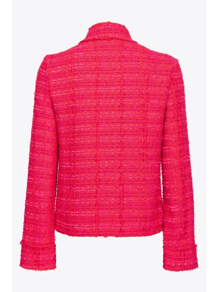 PINKO Pinko 100539-A1OP Immortale Giaccia Tweed Fucshia/Rood