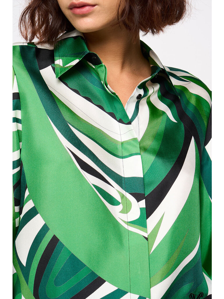 DMN Paris DMN Paris Regina blouse F03 wave vert