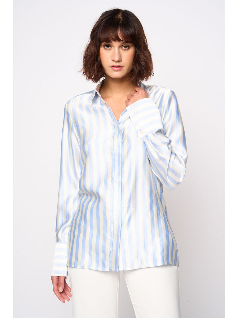 DMN Paris DMN Paris Regina blouse F04 ray l bleu